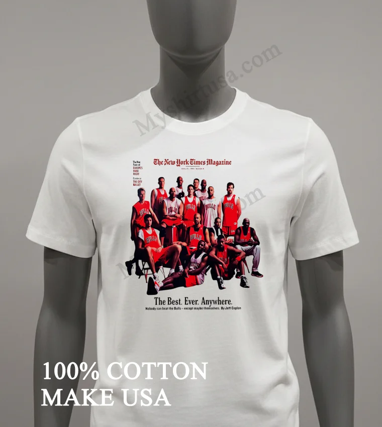 The New York Times Magazine Chicago Bulls Team Shirt White T Shirt 2