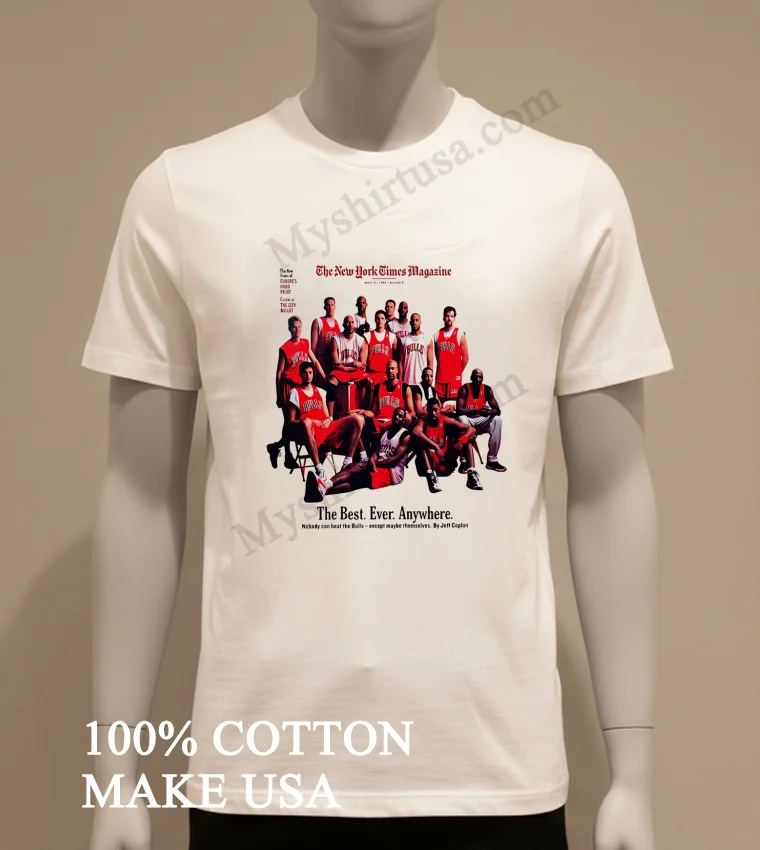 The New York Times Magazine Chicago Bulls Team funny america t-shirts - white-t-shirt The New York Times Magazine Chicago Bulls Team Shirt White T Shirt