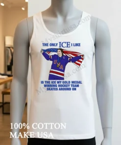 The Only Ice I Like Usa Hockey Captain Gold Medal funny america t-shirts