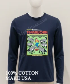 The Power Of Teamwork Group Dynamics Boy And Wolves funny america t-shirts