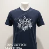 The Reverend Daughters Gothic Spiky Lettering Logo Shirt Navy Shirt 1