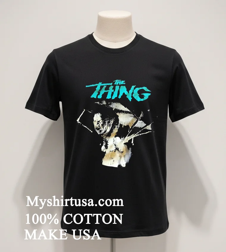 The Thing Man Is The Warmest Place To Hide Shirt Balck Shirt