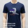 The Villain Becomes The Hero Shirt Navy Shirt
