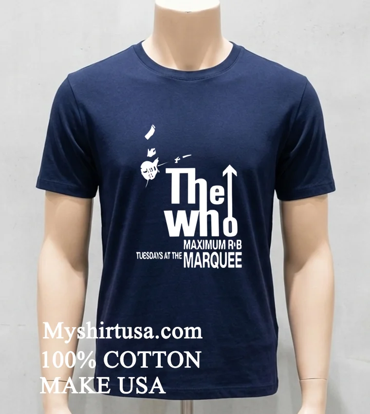 The Who X Modfather Clothing The Marquee Shirt - navy-shirt The Who X Modfather Clothing The Marquee Shirt Navy Shirt