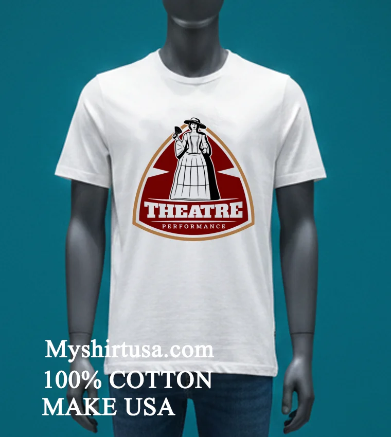 Theatre Performance Logo Shirt - white-t-shirt Theatre Performance Logo Shirt White T Shirt 3