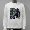 They Not Like Us Seattle Seahawks Robot Cyborg Football Player Shirt White T Shirt 3