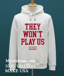 They Won T Play Us Miami Basketball Shirt