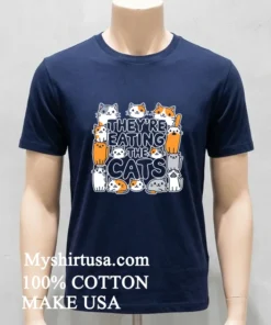They Re Eating The Cats Cartoon Shirt