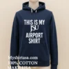 This Is My Jsu Airport Shirt Shirt Navy Shirt 1