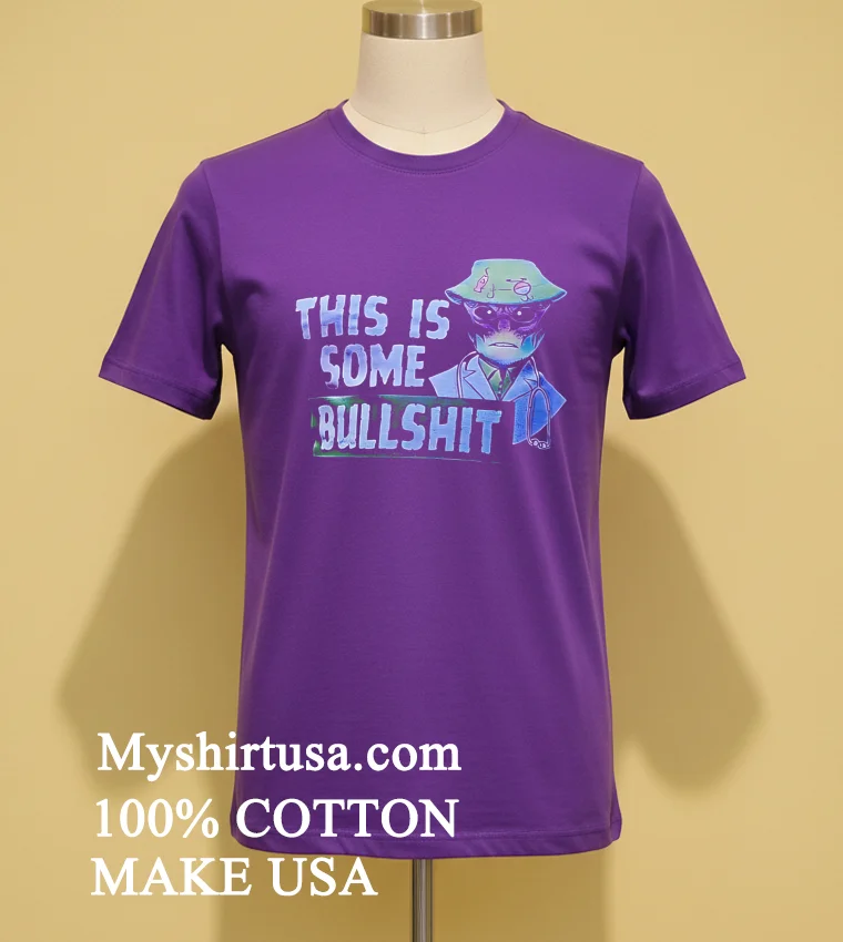 This Is Some Bullshit Alien Shirt - purple-shirt This Is Some Bullshit Alien Shirt Purple Shirt