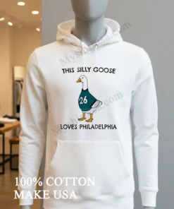 This Silly Goose Loves Philadelphia Eagles Bird Gang funny america t-shirts