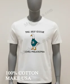 This Silly Goose Loves Philadelphia Eagles Bird Gang funny america t-shirts