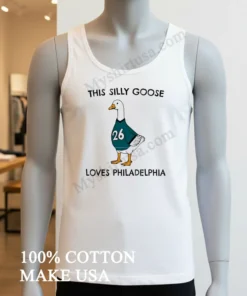 This Silly Goose Loves Philadelphia Eagles Bird Gang funny america t-shirts