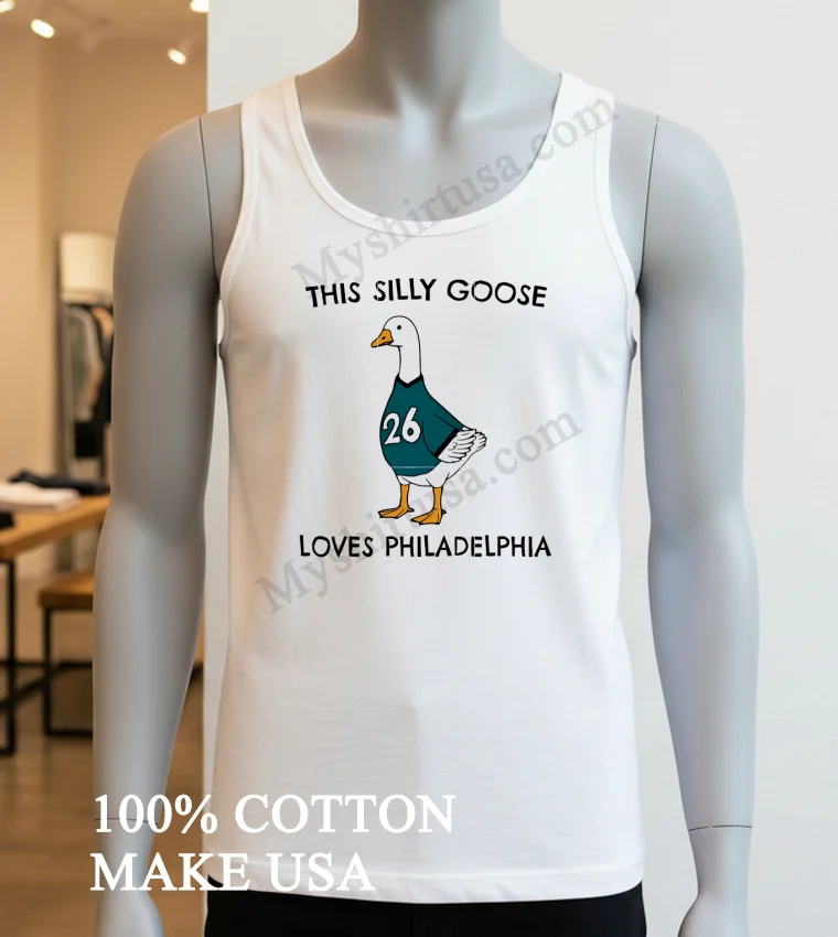 This Silly Goose Loves Philadelphia Eagles Bird Gang funny america t-shirts - white-t-shirt This Silly Goose Loves Philadelphia Eagles Bird Gang Shirt White T Shirt 3
