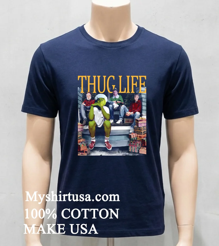 Thug Life Christmas Movies Shirt - navy-shirt Thug Life Christmas Movies Shirt Navy Shirt