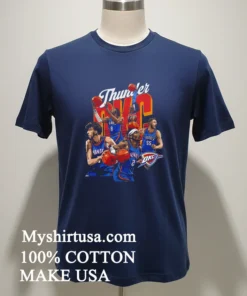 Thunder Up Okc Graphic Team Retro Shirt