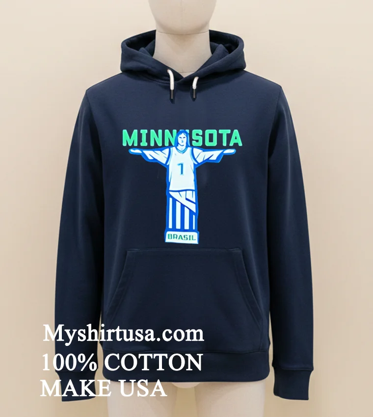 Timberwolves Minnesota Brazil Shirt Navy Shirt