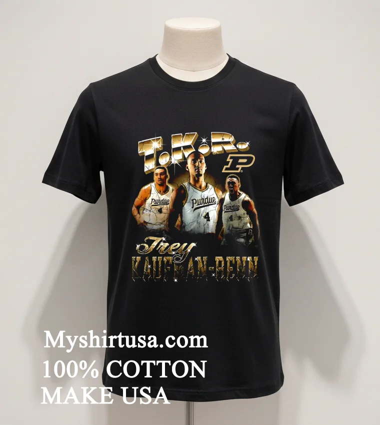 Tkr Trey Kaufman Renn Purdue Graphic Shirt Balck Shirt