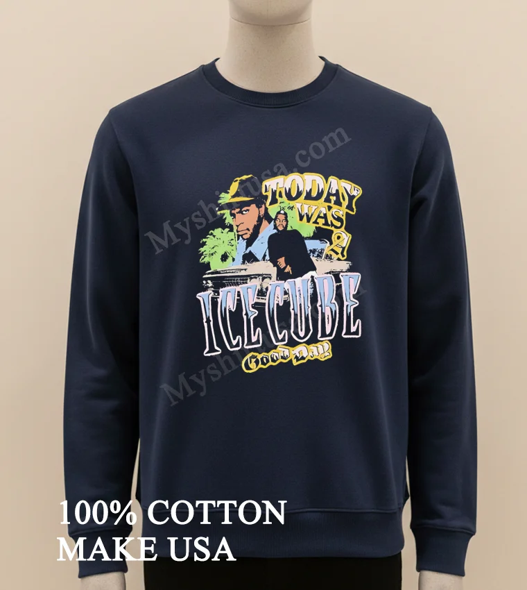 Today Was A Good Day Ice Cube Impala Lowrider Shirt Long Sleve Shirt