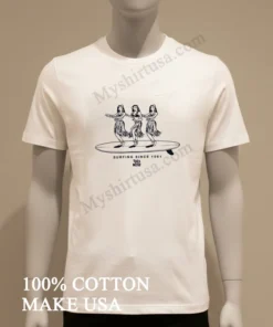 Toes On The Nose Hula Girls Surfing Since 1961 funny america t-shirts