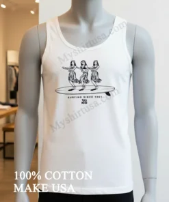 Toes On The Nose Hula Girls Surfing Since 1961 funny america t-shirts