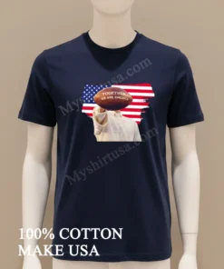 Together We Are America American Flag Football Sports funny america t-shirts