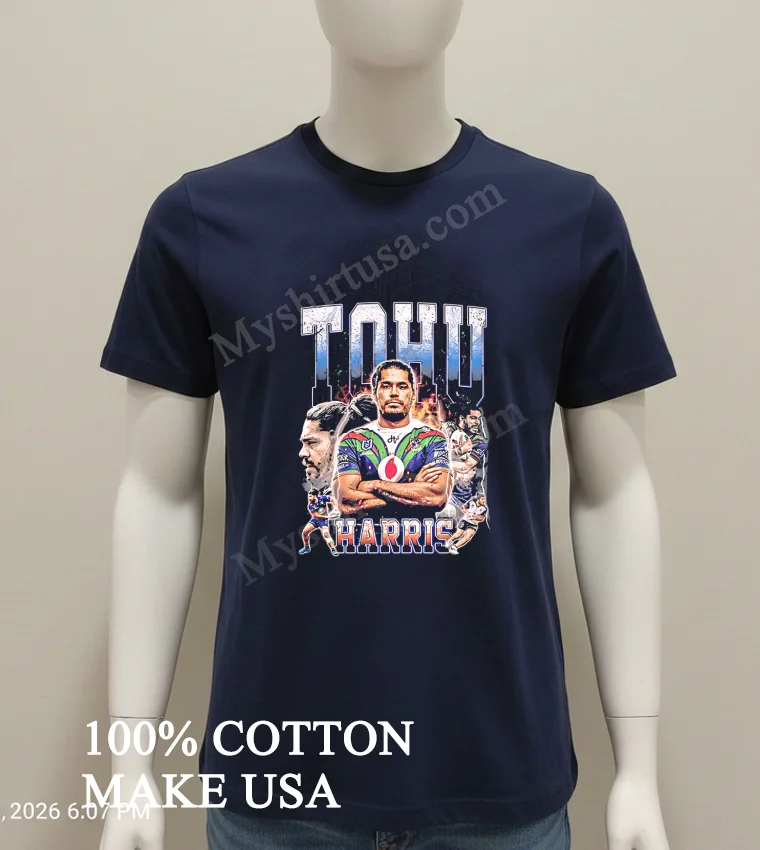 Tohu Harris 224 Look Graphic Shirt Navy Shirt 1