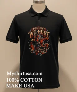 Tonight We Hunt Bloodborne Hunter Grave Moon Action funny america t-shirts