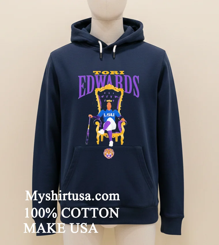 Tori Edwards Lsu Tigers Softball Portrait 2026 Shirt Navy Shirt