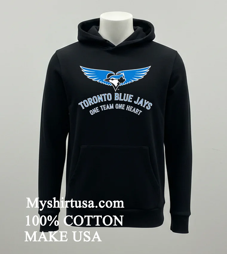 Toronto Blue Jays One Team One Heart Shirt Balck Shirt