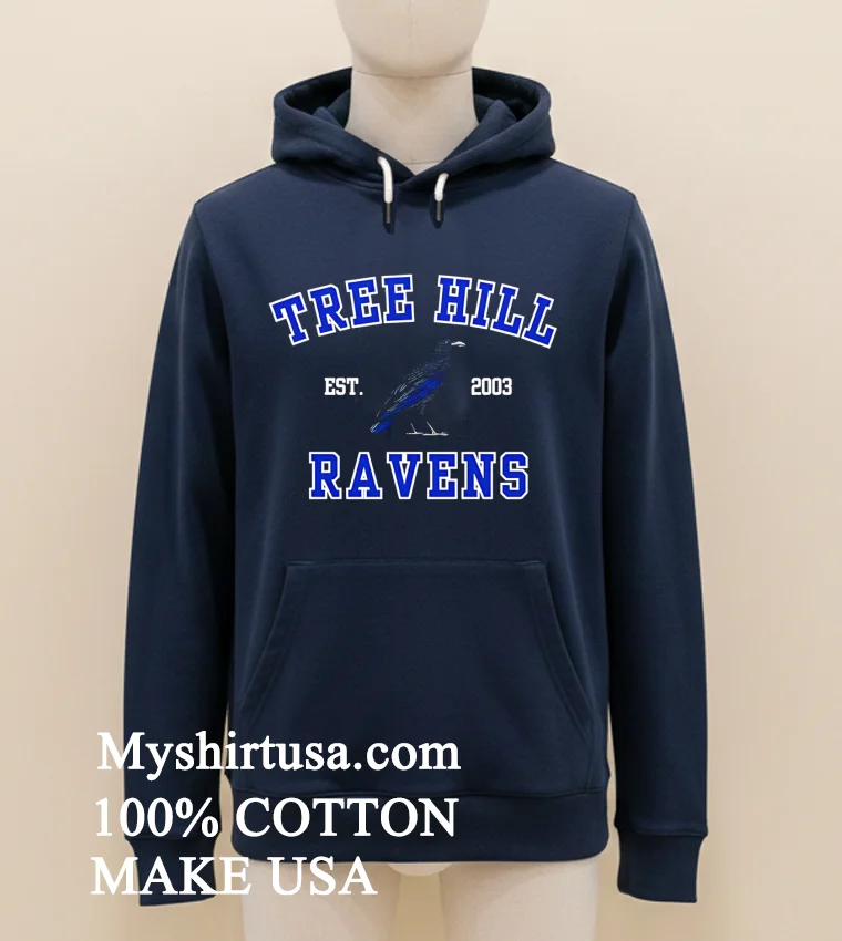 Tree Hill Ravens Est 2003 Shirt - navy-shirt Tree Hill Ravens Est 2003 Shirt Navy Shirt 1