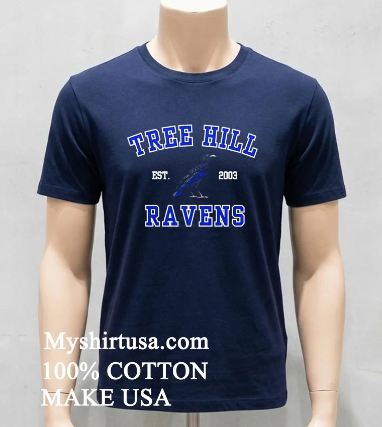 Tree Hill Ravens Est 2003 Shirt Navy Shirt