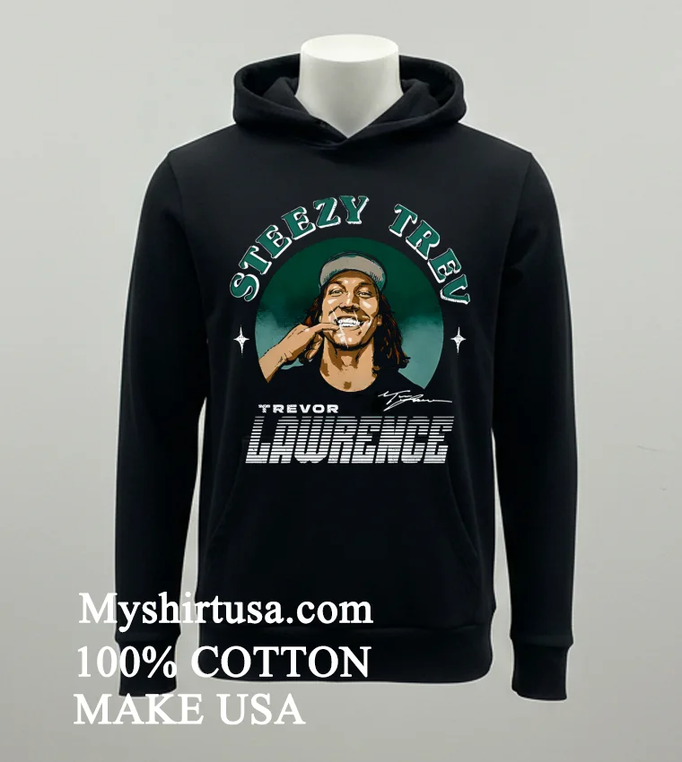 Trevor Lawrence Jacksonville Steezy Trev Shirt Balck Shirt