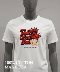 Triple Crown Skubal Detroit Tigers Tarik Skubal Pitcher Stats funny america t-shirts