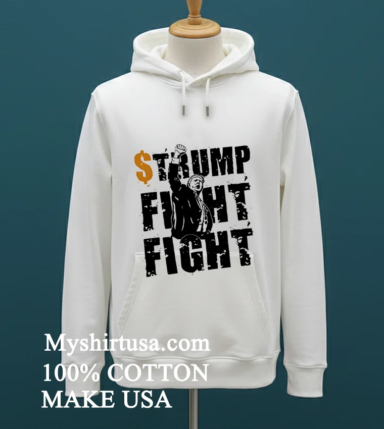 Trump Fight Fight Coin Meme Vintage Shirt White T Shirt