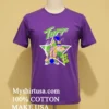 Tuff World Tour Brazil Kangaroo Bandanna Star Graphic Shirt Purple Shirt