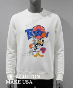 Tunesquad Bugs Bunny Daffy Duck Basketball Target Background New York Knicks Sports Shirt