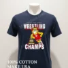 Tuttle High School Wrestling 18x State Champion Mascot Shirt Navy Shirt 1