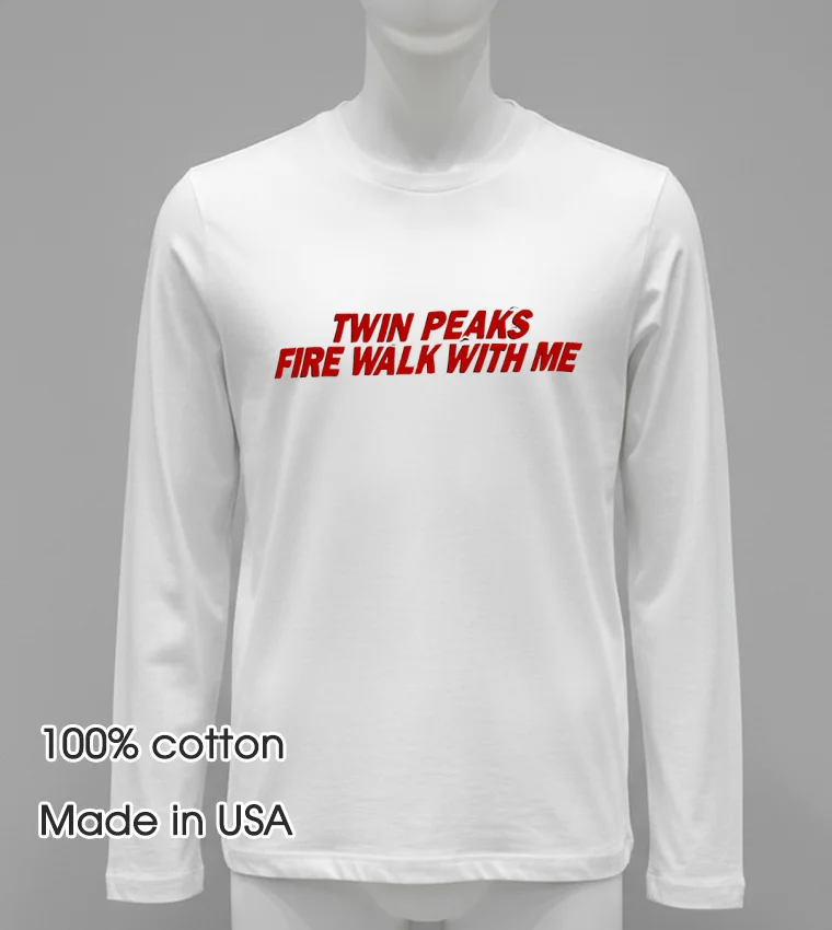 Twin Peaks Fire Walk With Me Shirt - white-t-shirt Twin Peaks Fire Walk With Me Shirt White T Shirt