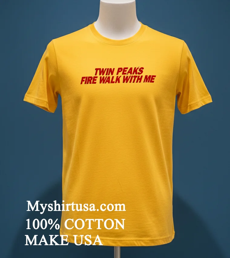 Twin Peaks Fire Walk With Me Shirt Yellow T Shirt