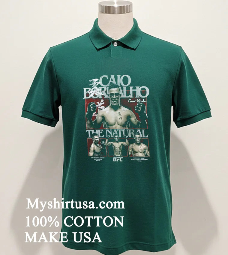 Ufc Caio Borralho The Natural Paris Fight Night Shirt - green-shirt Ufc Caio Borralho The Natural Paris Fight Night Shirt Green Shirt