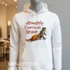 Ultimately I Have To Be Brave Monkey Illustration Shirt Hoodie Shirt
