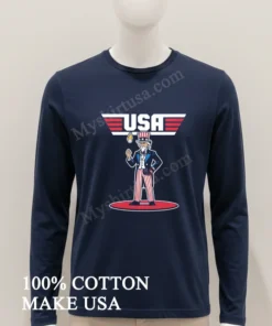 Uncle Sam Usa Fireball Pitcher American Flag funny america t-shirts