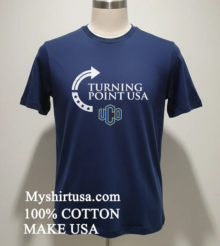 University Of Central Oklahoma Turning Point Usa Shirt Navy Shirt 1
