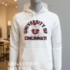 University Of Cincinnati Bearcat Mascot Holding Basketball Shirt Hoodie Shirt