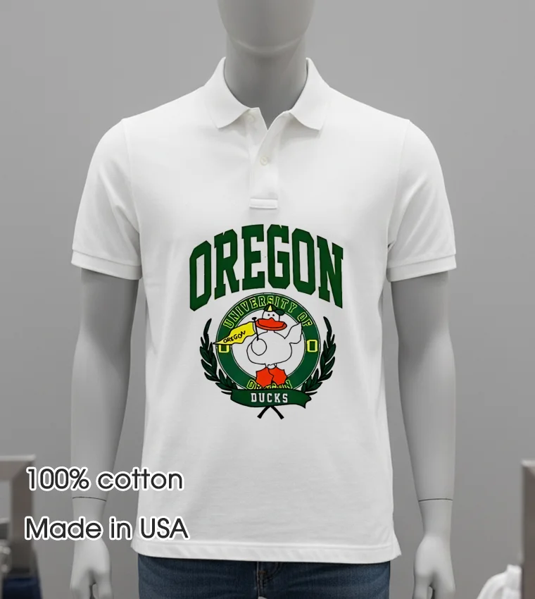 University Of Oregon Oregon Go Vintage Shirt White T Shirt 2