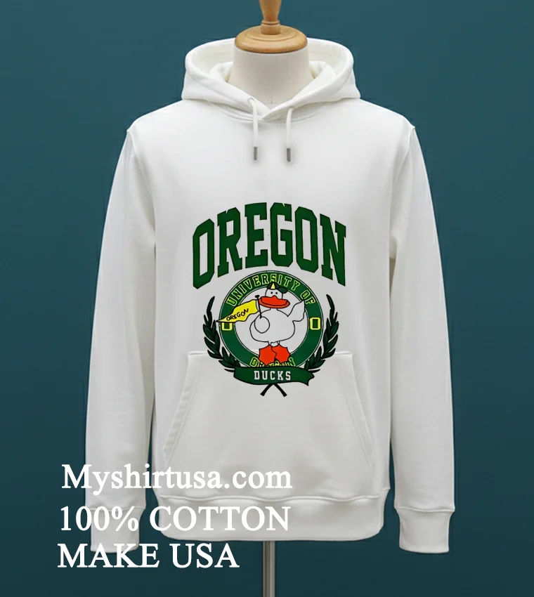 University Of Oregon Oregon Go Vintage Shirt White T Shirt 3