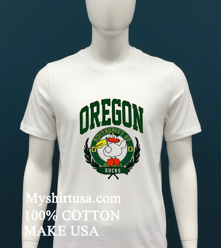 University Of Oregon Oregon Go Vintage Shirt White T Shirt 4