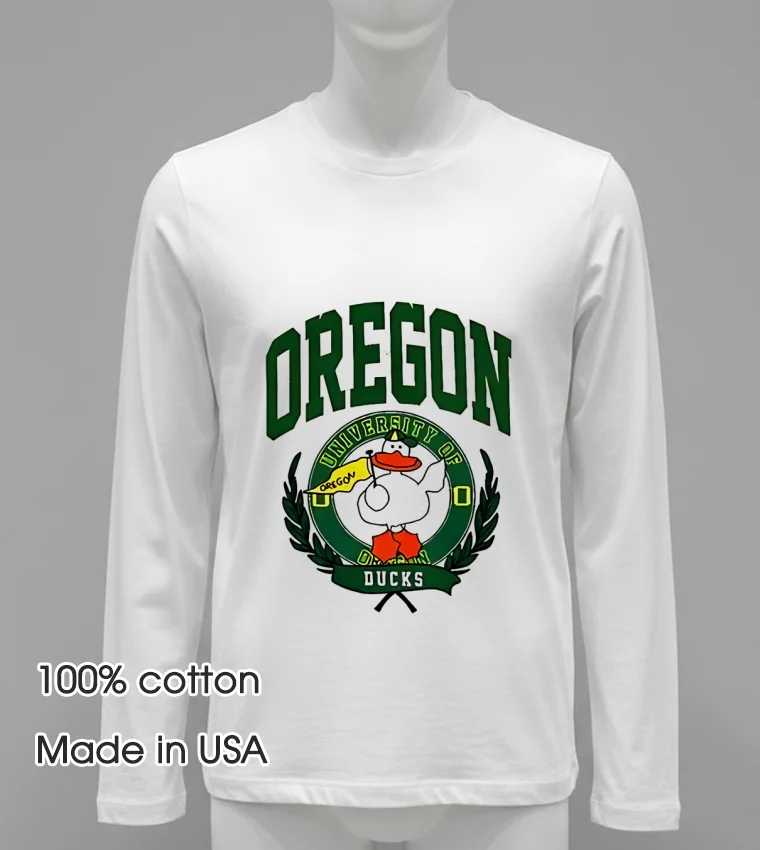 University Of Oregon Oregon Go Vintage Shirt White T Shirt
