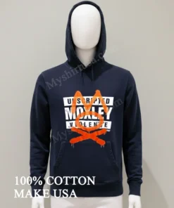 Unscripted Moxley Violence Orange Graffiti Mask Logo Graphics funny america t-shirts